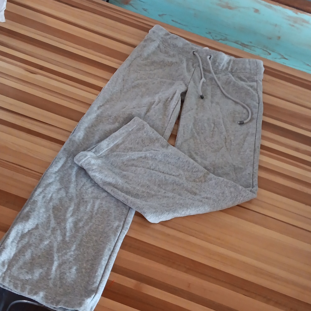 UGG Sweatpants wide leg flare, grey, fleece lined, like new condition.